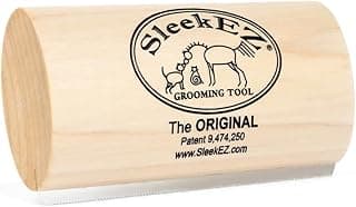 SleekEZ Dog Brush for Shedding & Dog Grooming Supplies | Pet Hair Removal Tool | Great For All Fur Types | For Short, Medium, & Long Hair Pets | Reduces Shedding by 95% | Made in USA | 5 inch