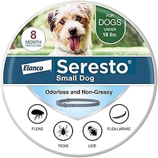 Seresto Small Dog Vet-Recommended Flea & Tick Treatment & Prevention Collar for Dogs Under 18 lbs. | 8 Months Protection