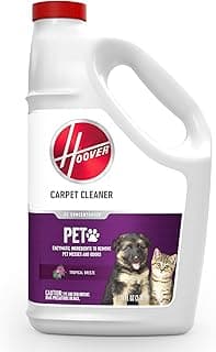 Hoover Pet Carpet Cleaner Solution, 128 oz., Tropical Breeze Scent, Deep Cleaning Shampoo Solution, Eliminates Urine Stains and Odors, Pair Carpet Cleaner Machine
